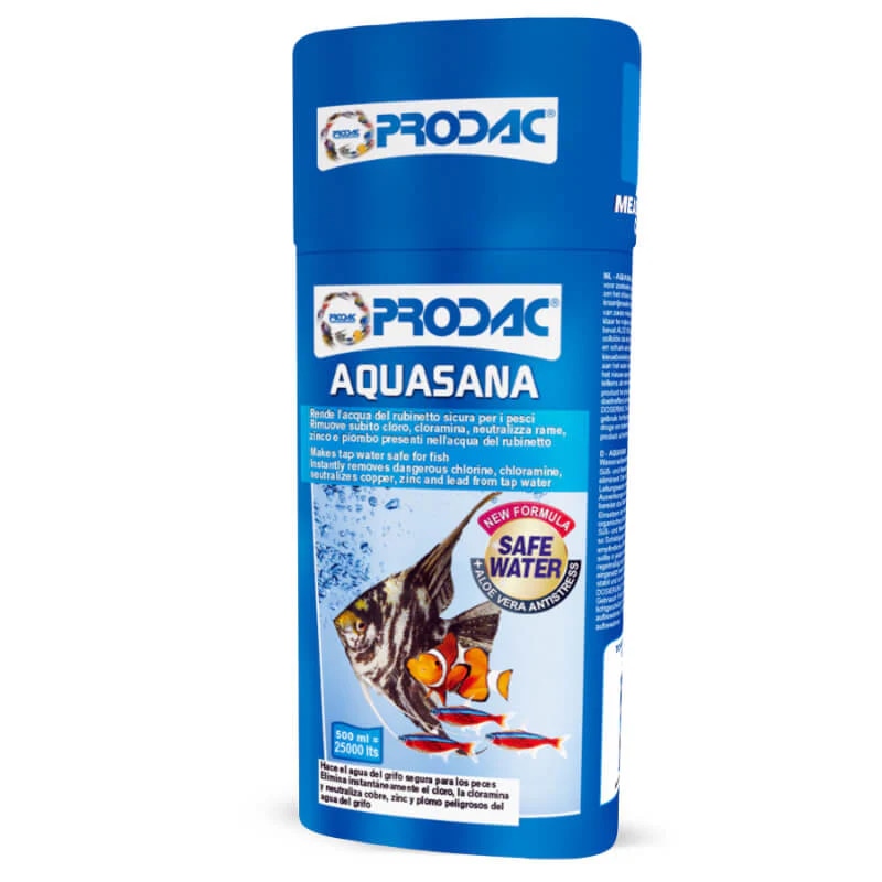 Sredstvo za pripravo akvarijske vode Prodac Aquasana 100ML, 250ML, 500ML - Akcija v trgovini Mr. Pet