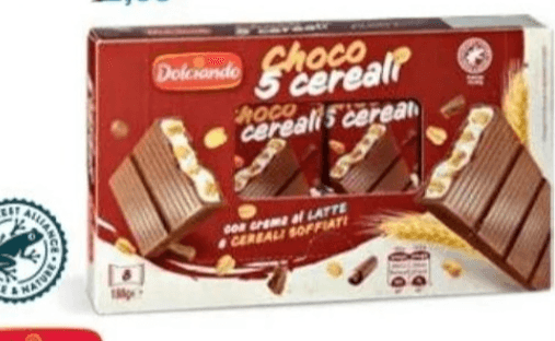 Dolciando Choco Cereal 188 g - Akcija v trgovini Eurospin