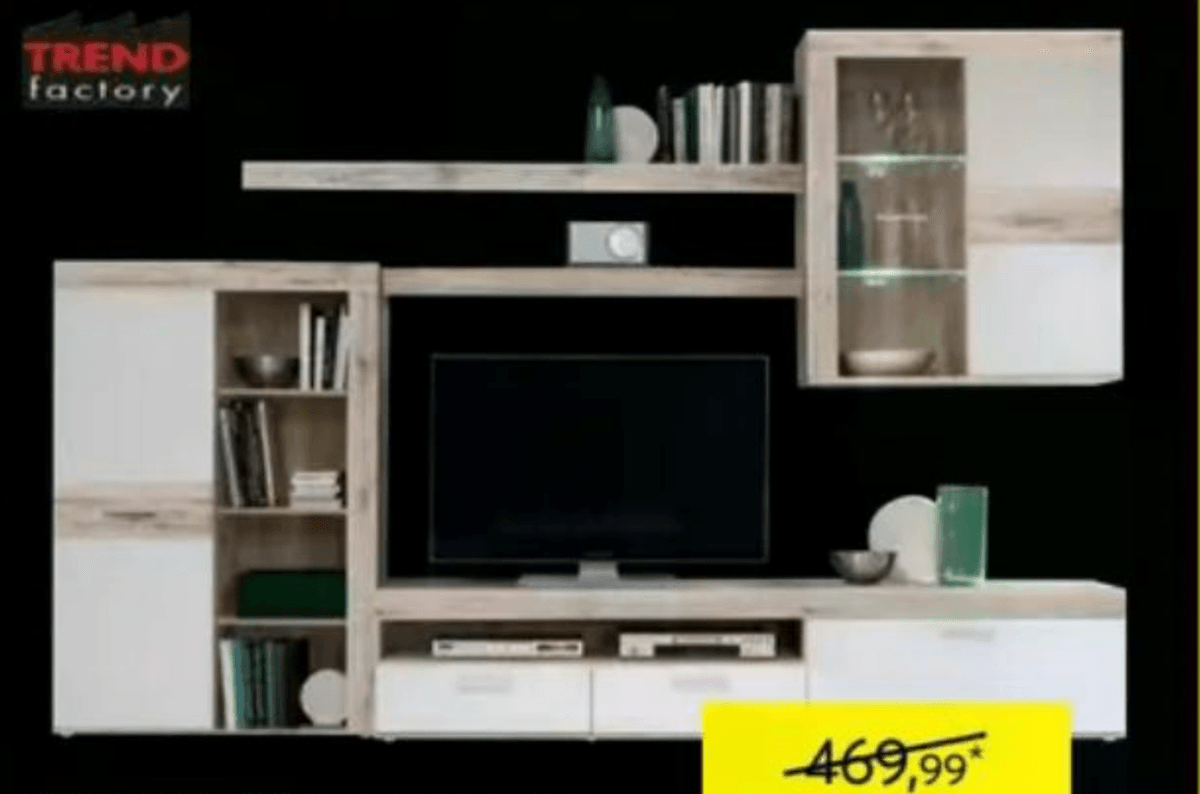 Dnevni regal TREND factory - Akcija v trgovini Dipo