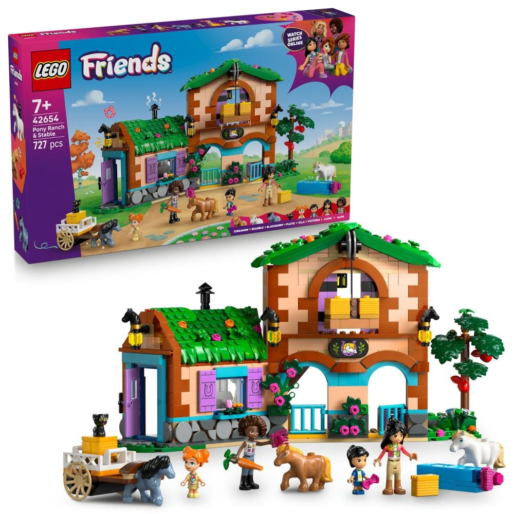 Ranč s poniji in hlev 42654 LEGO Friends - Akcija v trgovini Mueller