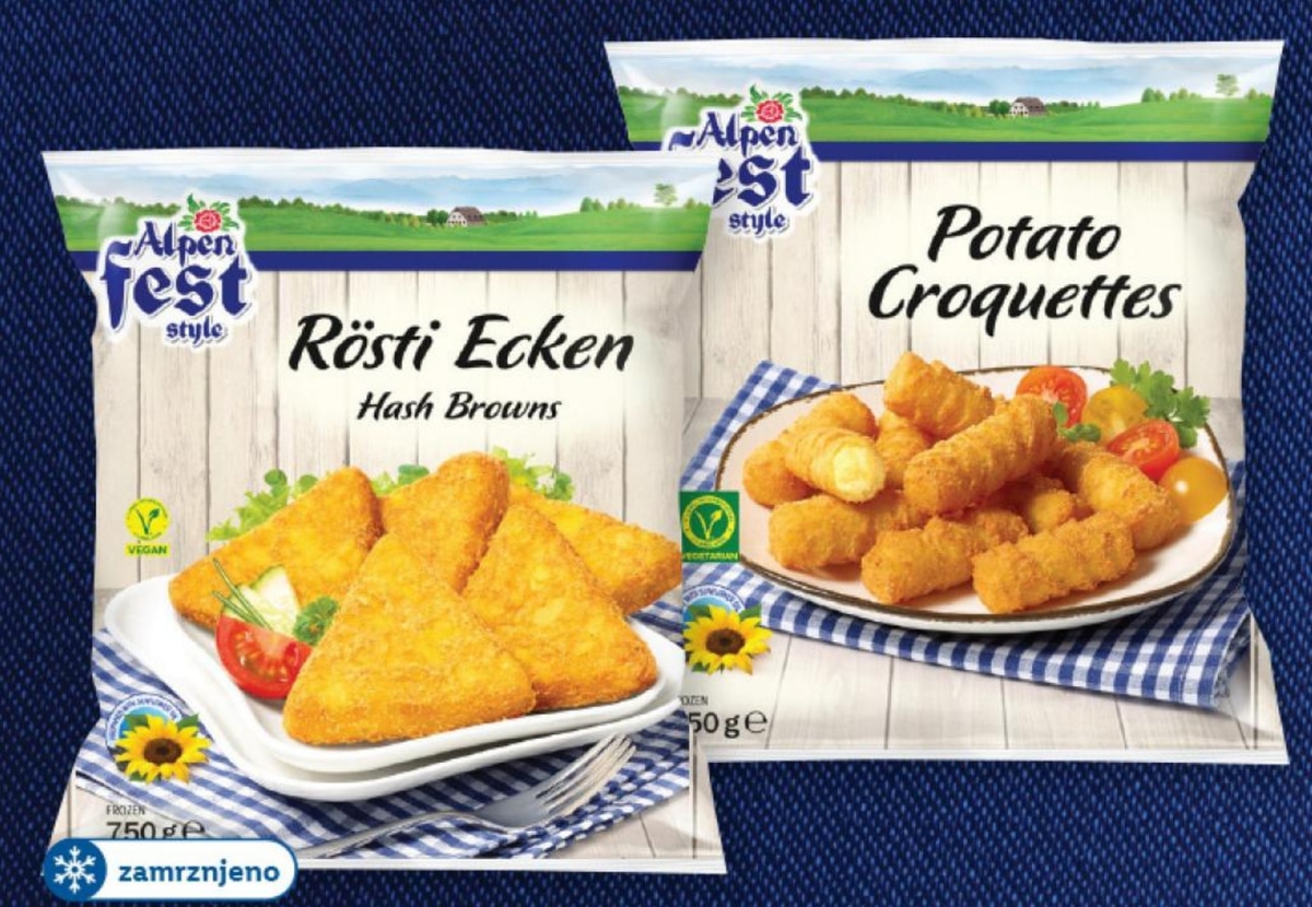 ALPENFEST Krompirjevi prigrizki 750 g - Akcija v trgovini Lidl