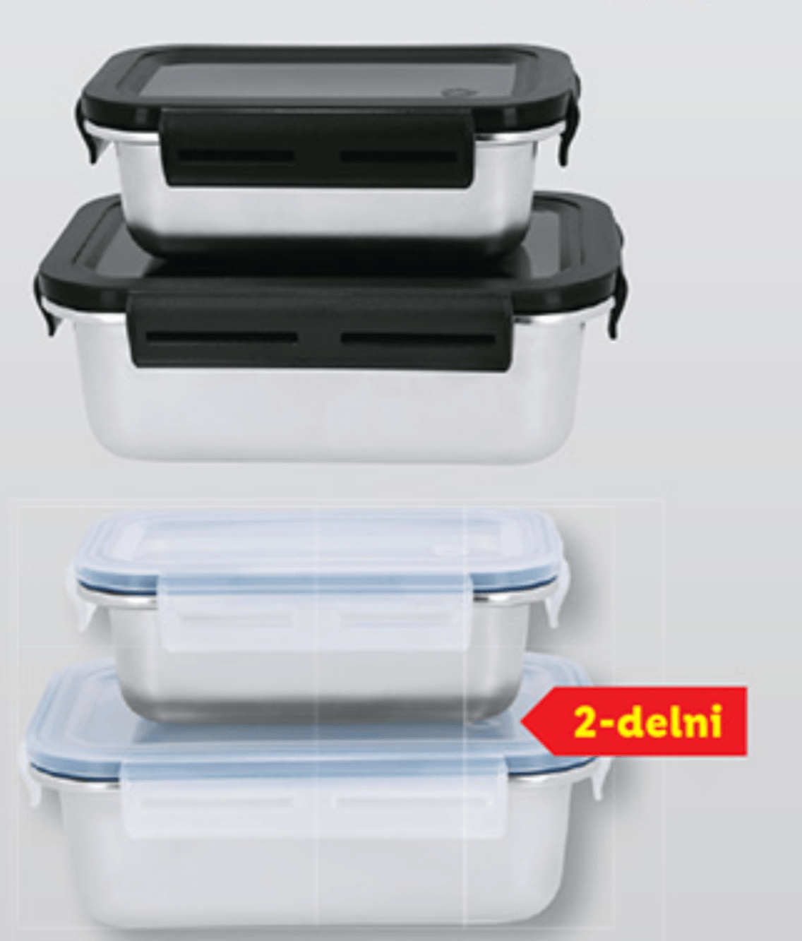 SILVERCREST Komplet posod 2-delni - Akcija v trgovini Lidl