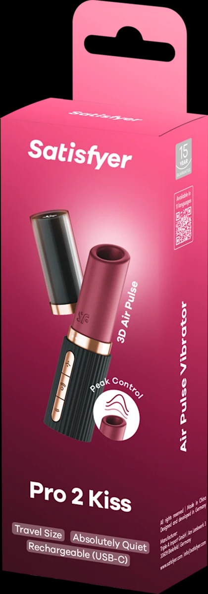Satisfyer Pro 2 Kiss vibrator 1 kos - Akcija v trgovini Dm