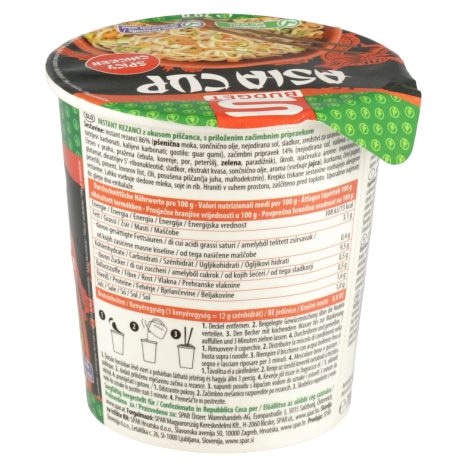 Instant rezanci 66 g Budget - Akcija v trgovini Spar