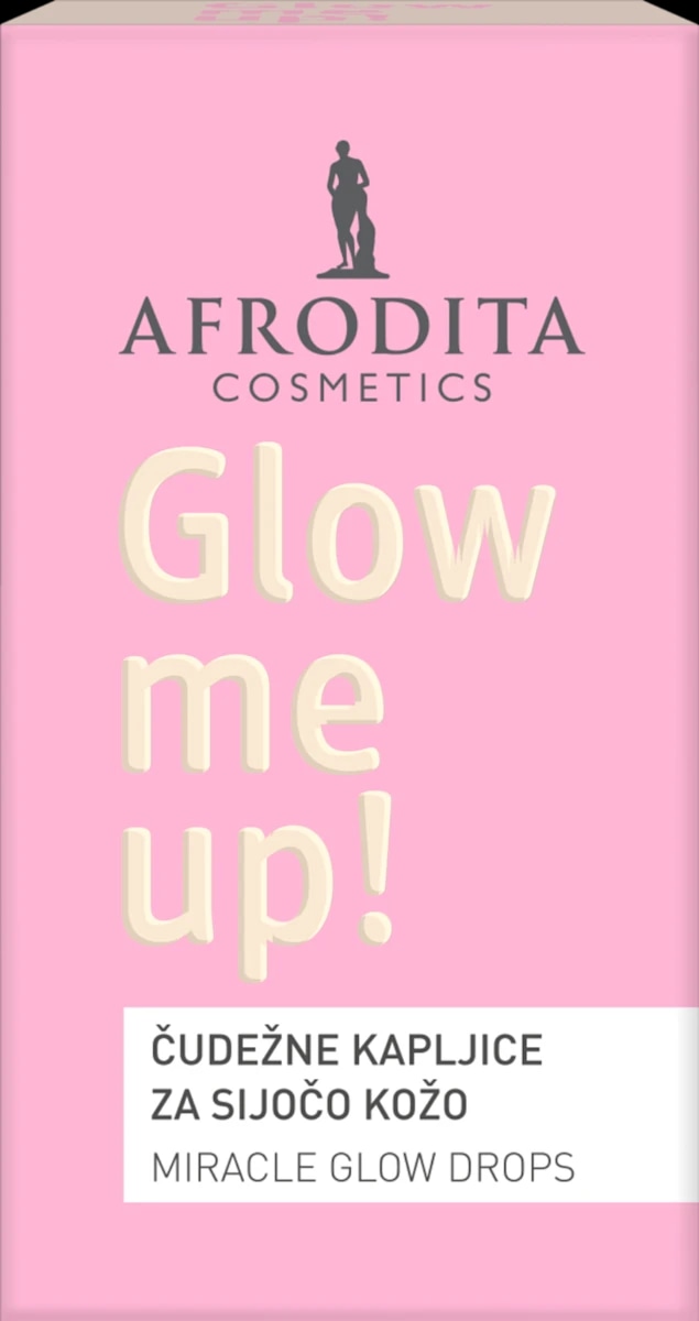 Afrodita Cosmetics Glow Me Up! čudežne kapljice za sijočo kožo 25 ml - Akcija v trgovini Dm