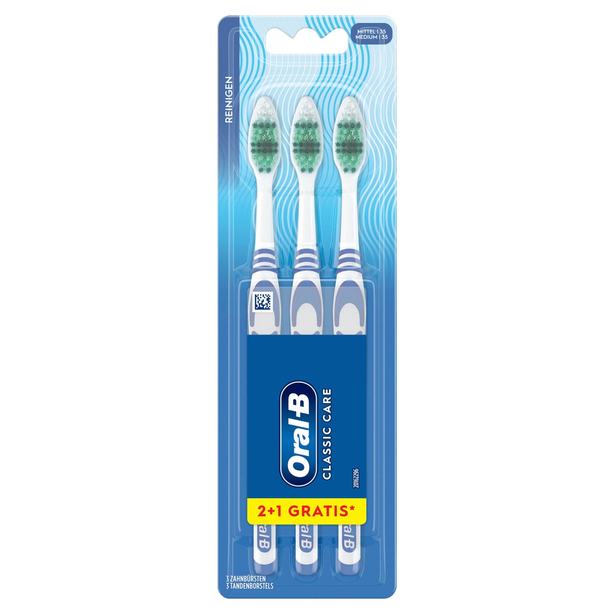 Oral-B zobna ščetka Classic Care 35 2+1 GRATIS - Akcija v trgovini Mueller
