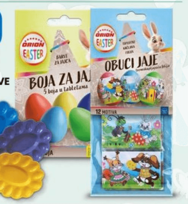 Velikonočni okraski ali barve za pirhe