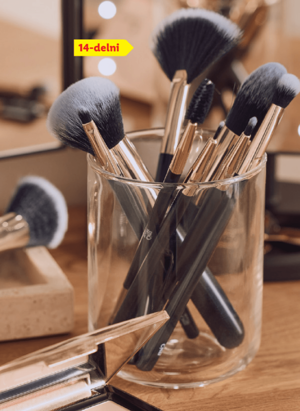 Cien BEAUTY Komplet kozmetičnih čopičev 14-delni - Akcija v trgovini Lidl