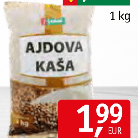Ajdova kaša Jager 1 kg - Akcija v trgovini Jager