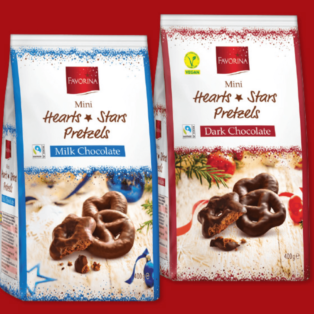 Favorina Mini medenjaki v obliki zvezdic, prest in srčkov 400 g - Akcija v trgovini Lidl