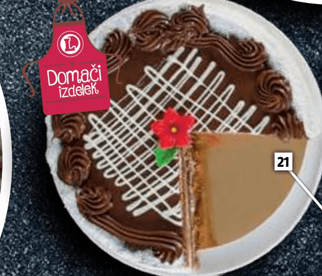 Torta z banano 14-16 kosov Akcija v trgovini E.Leclerc