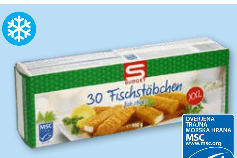 Ribje palčke 900 g S Budget - Akcija v trgovini Spar