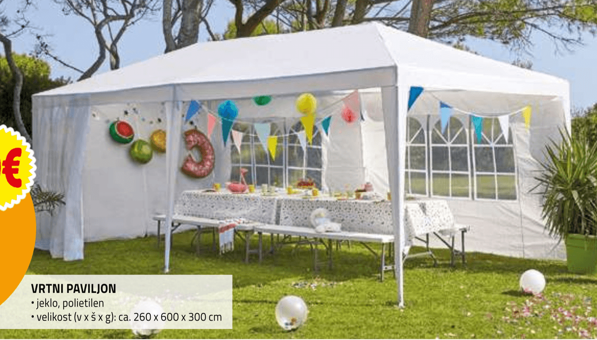 Vrtni paviljon - Akcija v trgovini E.Leclerc