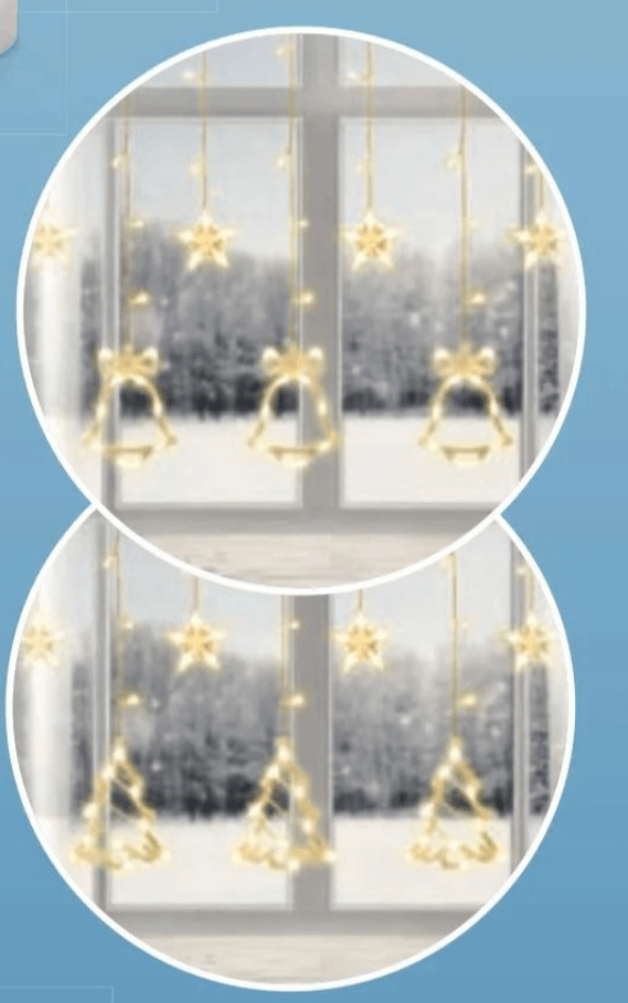 LED-Svetlobna zavesa z zvezdicami Home Creation - Akcija v trgovini Hofer