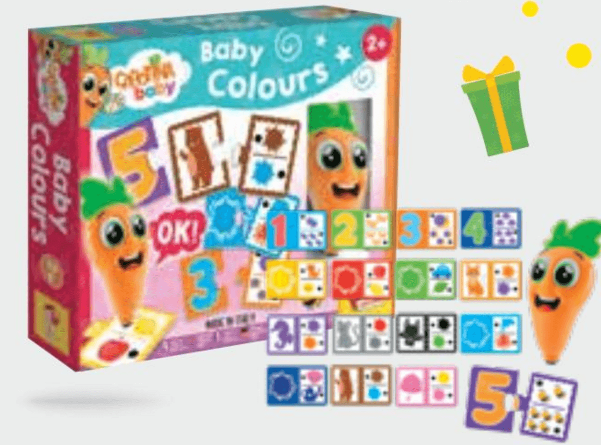 Kviz z interaktivnim pisalom v obliki korenčka Baby Animals - Akcija v trgovini Spar