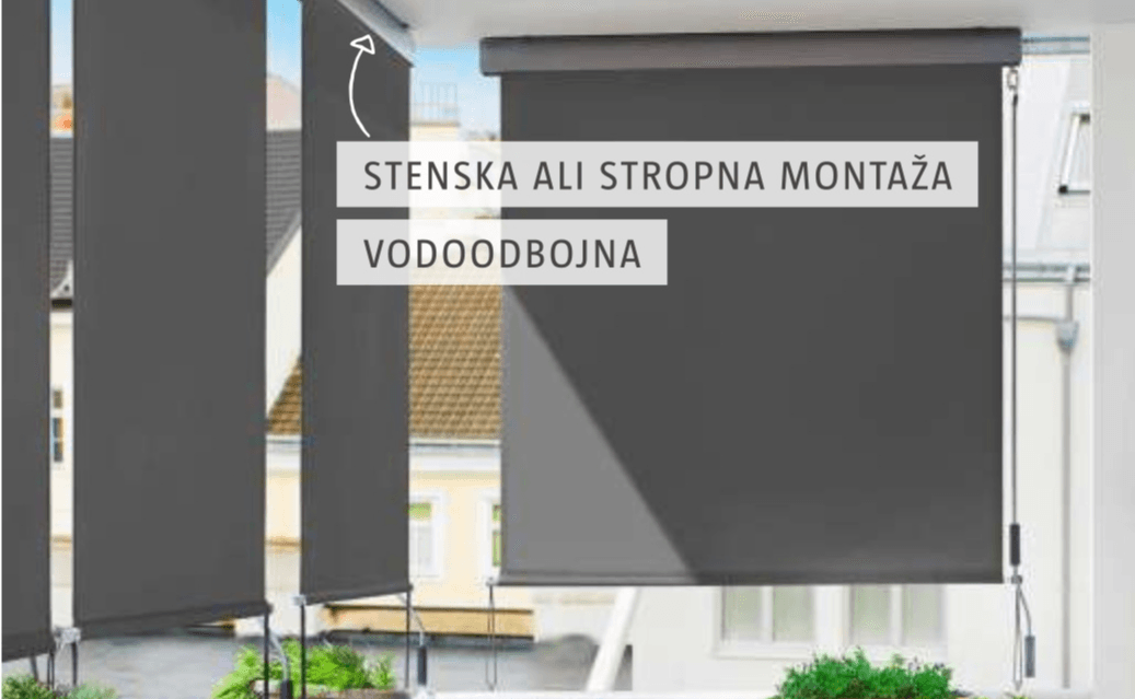 Balkonska zastirka - Akcija v trgovini Bauhaus