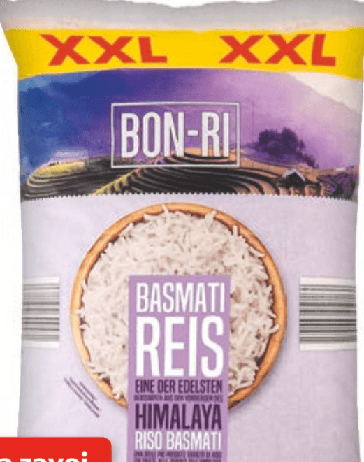 Jasminov riž XXL 5 kg Bon-Ri - Akcija v trgovini Hofer