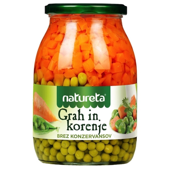 Grah in korenček Natureta 1 kg - Akcija v trgovini E.Leclerc