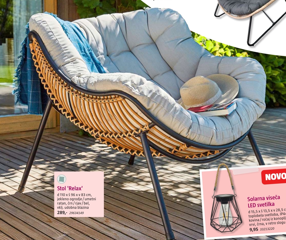 Stol 'Relax' - Akcija v trgovini Bauhaus