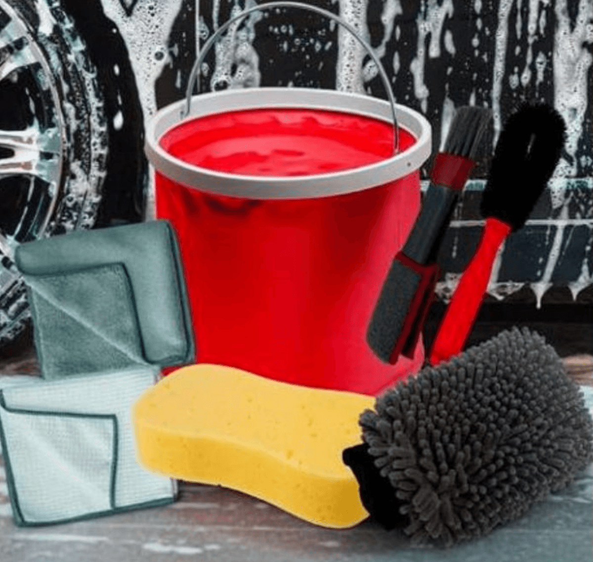 7-delni avtomobilski čistilni komplet - Akcija v trgovini Eurospin