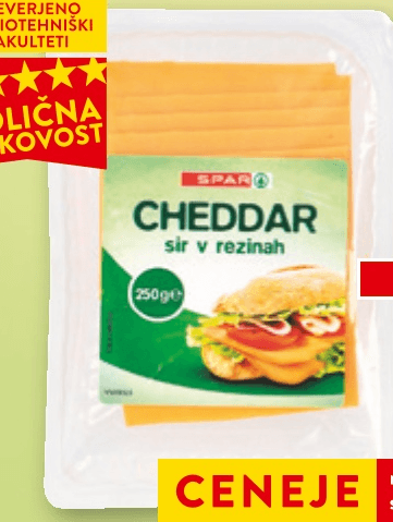 SPAR Sir Cheddar 250 g - Akcija v trgovini Spar