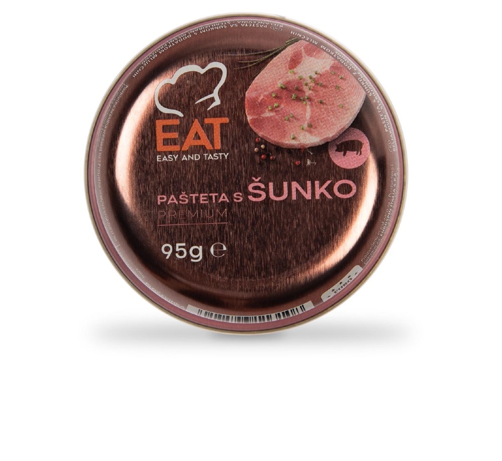 Eat Easy and Tasty pašteta s šunko 100 g Akcija v trgovini Eurospin