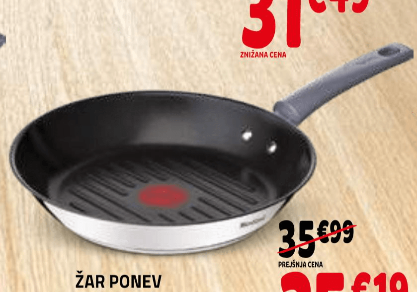Tefal Žar ponev - Akcija v trgovini E.Leclerc