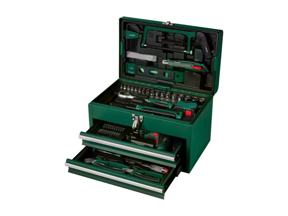 PARKSIDE Kovček za orodje z akumulatorskim vijačnikom 92-delni - Akcija v trgovini Lidl