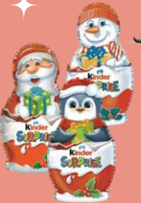 Čokoladna figurica Surprise Kinder 36 g - Akcija v trgovini E.Leclerc