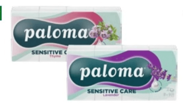 Robčki Paloma - Akcija v trgovini Tuš