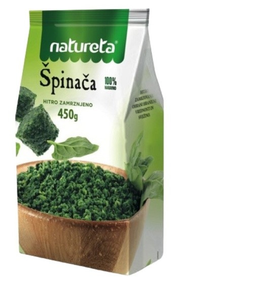Grajska zelenjavna mešanica ali pasirana špinača Natureta 450 g Akcija v trgovini Mercator