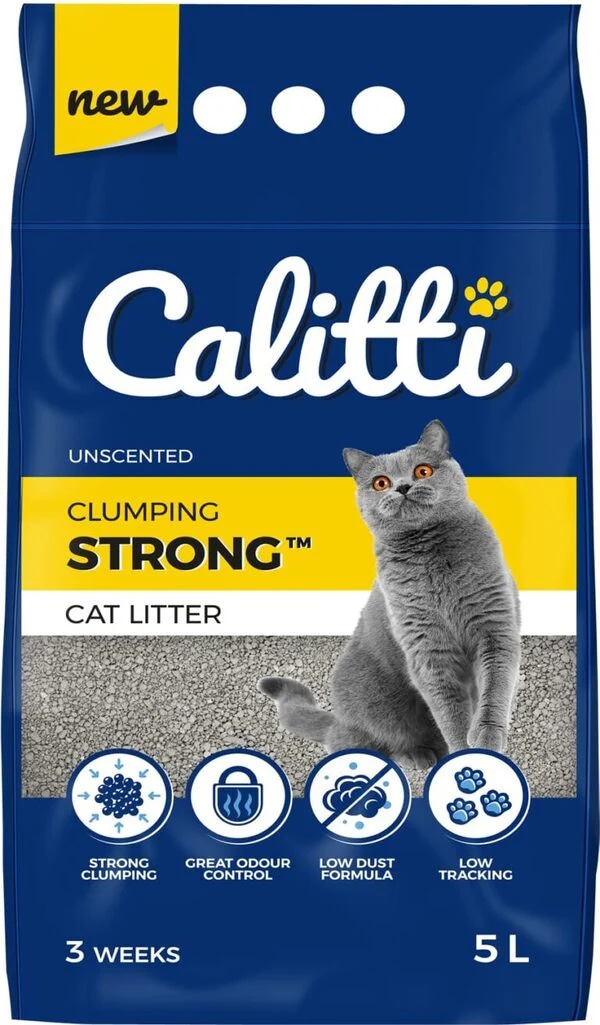 Calitti Pesek za mačje stranišče - Akcija v trgovini E.Leclerc