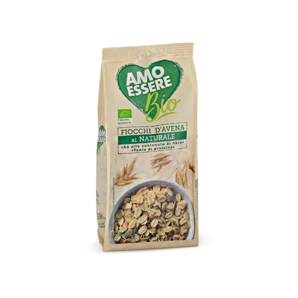 BIO OVSENI KOSMIČI 500 g AMO ESSERE - Akcija v trgovini Eurospin