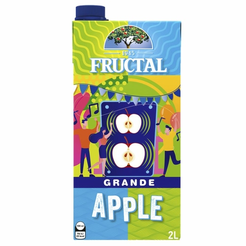 FRUCTAL Sadna pijača Grande Apple 2L - Akcija v trgovini E.Leclerc