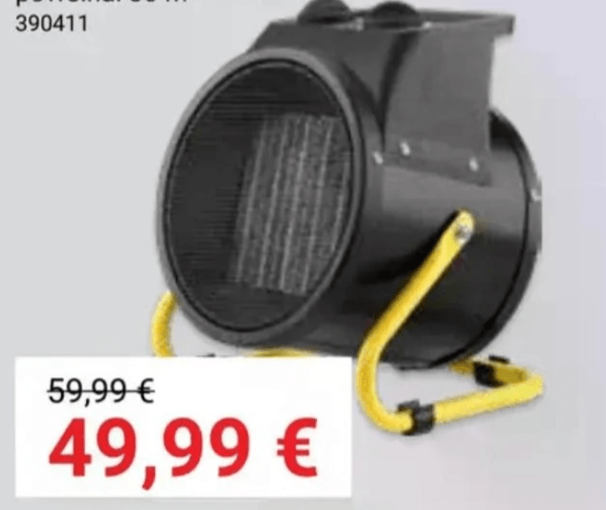 Električni grelnik BGP1606-03 - Akcija v trgovini Pevex