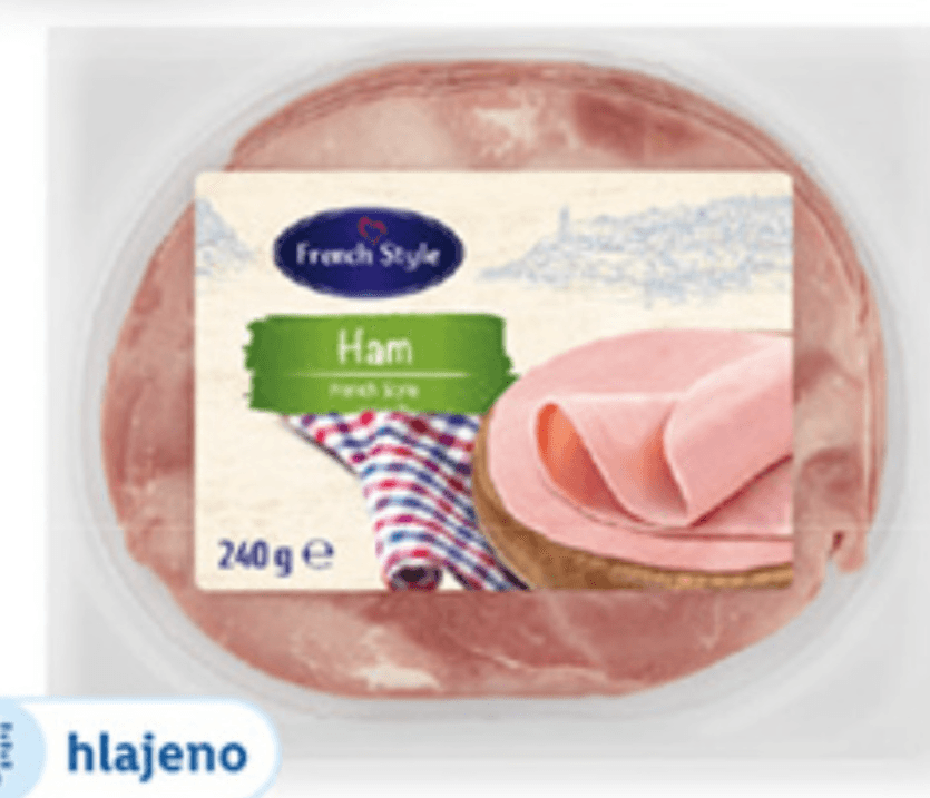 FRENCH STYLE Šunka na pariški način 240 g - Akcija v trgovini Lidl