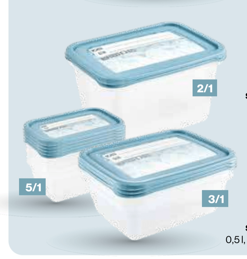 Dozi za shranjevanje 2/1 - Akcija v trgovini Mercator