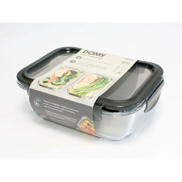 Domy Posodica za shranjevanje 1050 ml - Akcija v trgovini Mercator