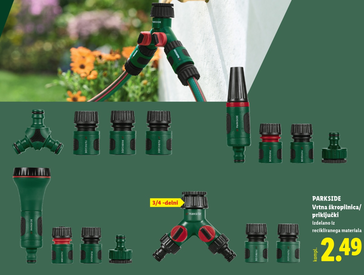 PARKSIDE Vrtna škropilnica/priključki - Akcija v trgovini Lidl