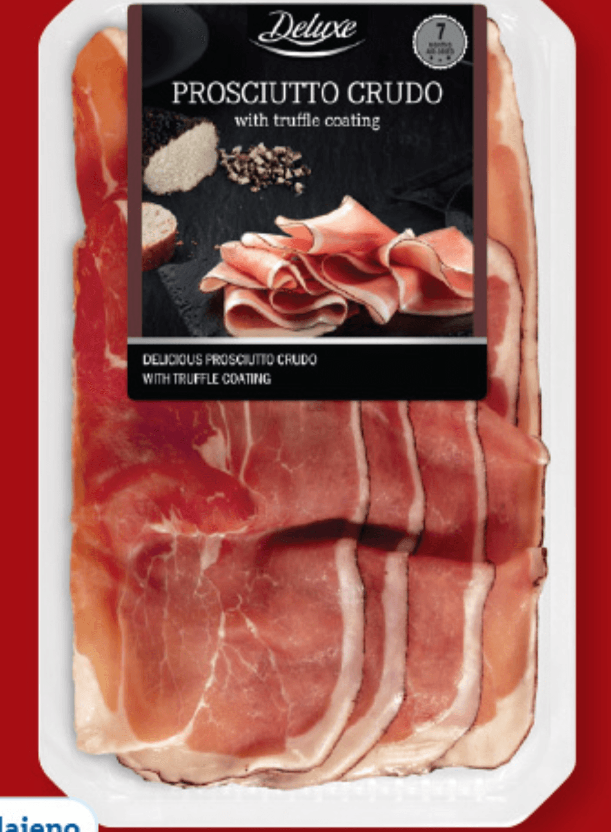 Deluxe Pršut s posipom iz tarfufov 100 g - Akcija v trgovini Lidl