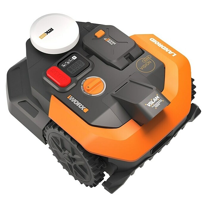 Robotska kosilnica 'Vision Cloud WR303E' + garaža Landroid - Akcija v trgovini Bauhaus