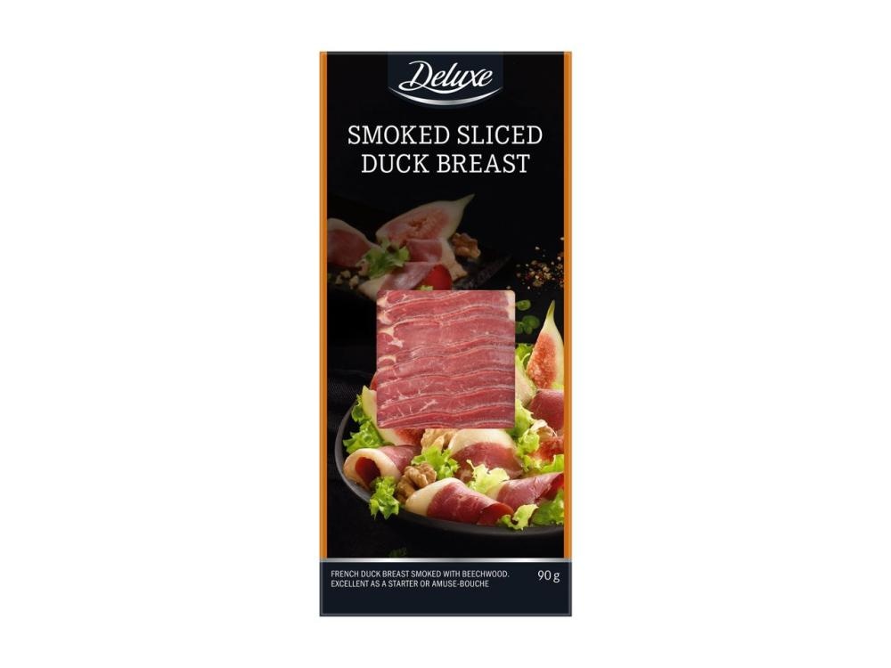 Deluxe Smoked Sliced Duck Breast 90 g - Akcija v trgovini Lidl