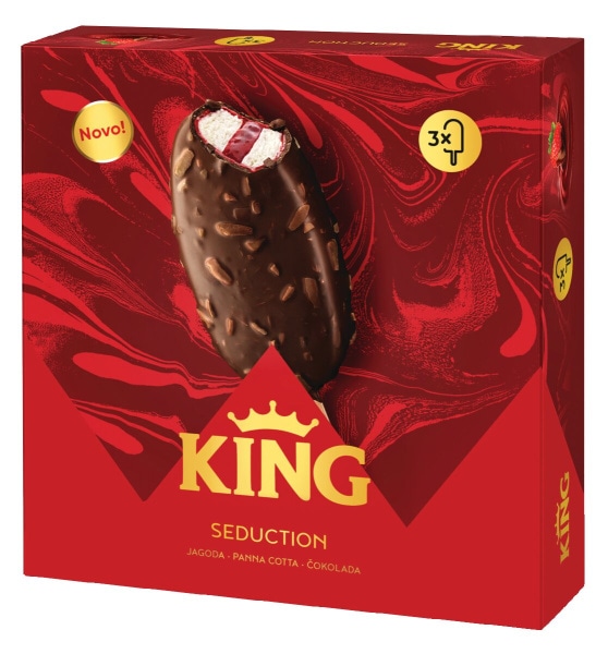 Sladoled King 3 x 100 ml - Akcija v trgovini Mercator
