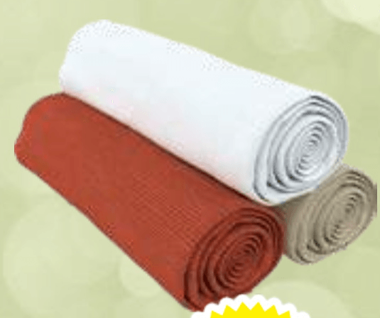 Jogi rjuha "Gaze de coton" 90 x 190 cm TISSAIA - Akcija v trgovini E.Leclerc