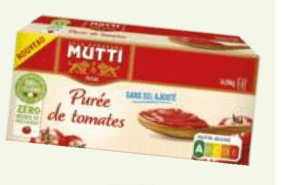 PARADIŽNIKOVA KAŠA MUTTI 3x 200 g - Akcija v trgovini E.Leclerc