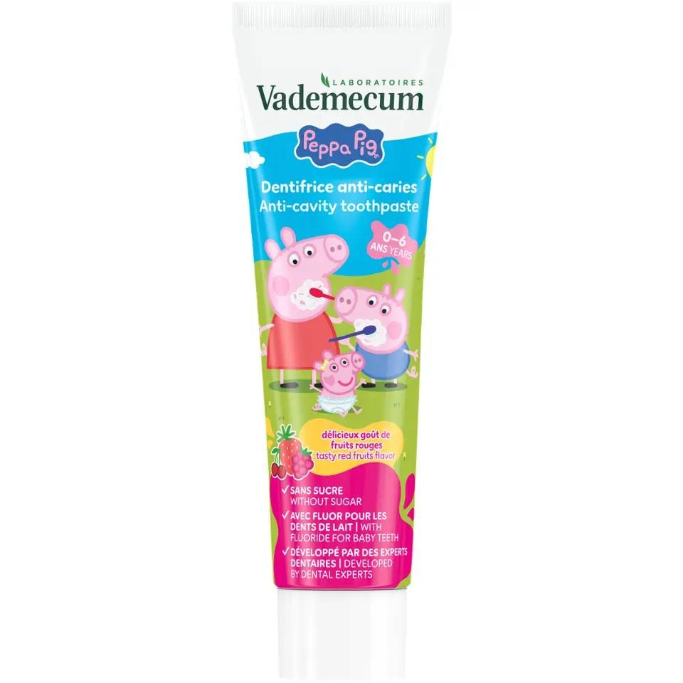 Vademecum Peppa Pig otroška zobna krema 50 ml - Akcija v trgovini Dm