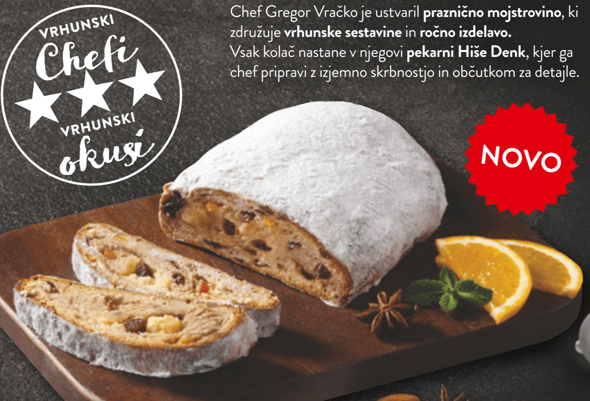 Sadni kolač Hiše Denk 400 g SPAR PREMIUM - Akcija v trgovini Spar