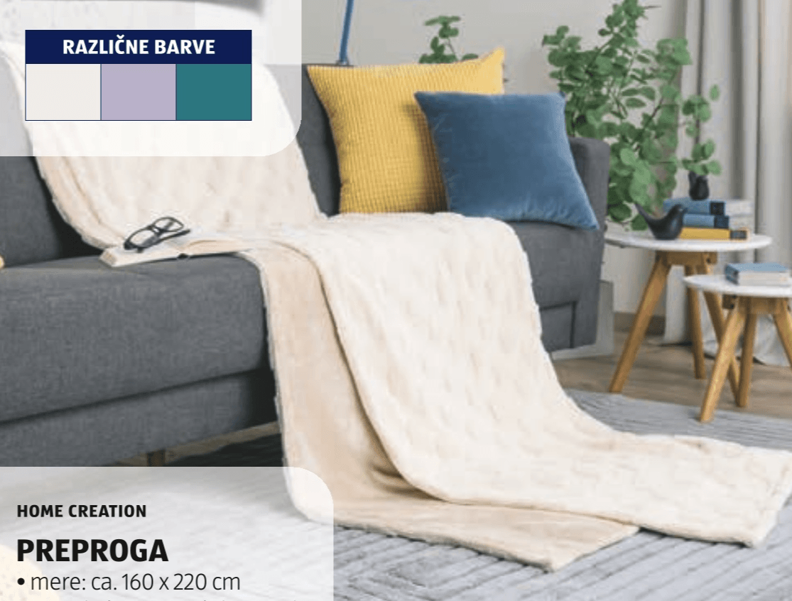 Odeja 150 x 200 cm Home Creation - Akcija v trgovini Hofer