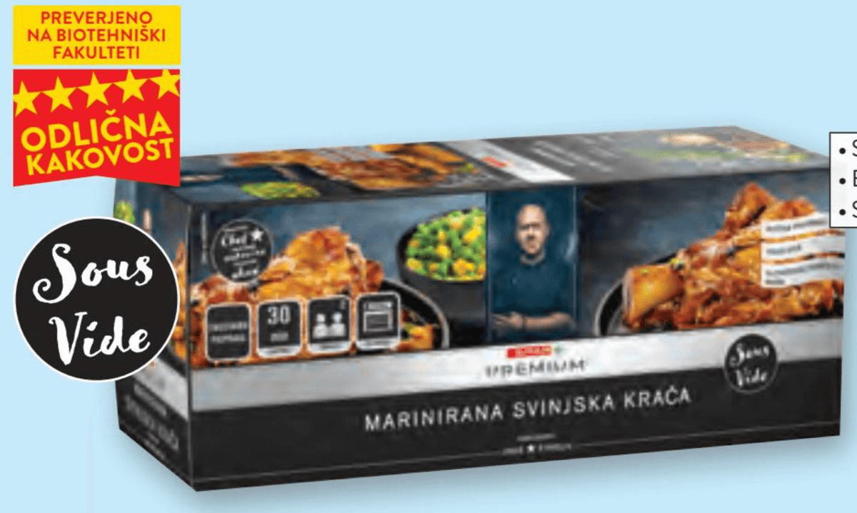 Marinirana svinjska krača 1 kg SPAR PREMIUM - Akcija v trgovini Spar