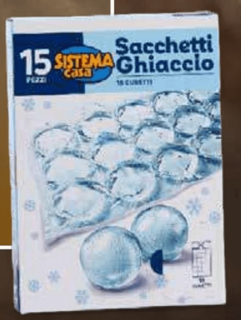 Vrečke za led 15 kosov za 18 kock Sistema Casa - Akcija v trgovini Eurospin
